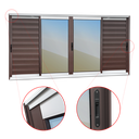 Ver imagem 4 de Veneziana Alumínio Elite 6 Folhas Moveis 100 x 200 V.Reflex Mix Corten Brimak