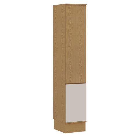 Armário Paneleiro 2 Pts c/Rodapé Vivace Cinamomo/Off White