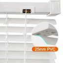 Ver mais imagens de Cortina Persiana Horizontal Branco L=1,20m X A=1,30m Pvc + Broca Vídea Parede Concreto 6mm X 100mm
