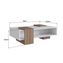 Ver imagem 3 de Mesa de Centro Geometrica com Nicho Decorativo
