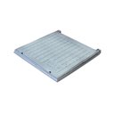 Ver imagem 1 de Tampa Tampão Chão de Alumínio Quadrado Articulado 40x40cm