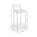 Ver imagem 2 de Banqueta com Encosto Gênova