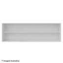 Ver imagem 3 de Armário Aéreo para Cozinha Ambiente Andréia 4 Portas 150cm Amêndoa Branco - Ajl
