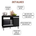 Ver imagem 2 de Balcão para Cooktop Carla 1 Porta 5 Bocas - Moveis Leartam