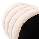 Ver imagem 6 de Puff Redondo Layer Bouclé Off White - Sallar Home
