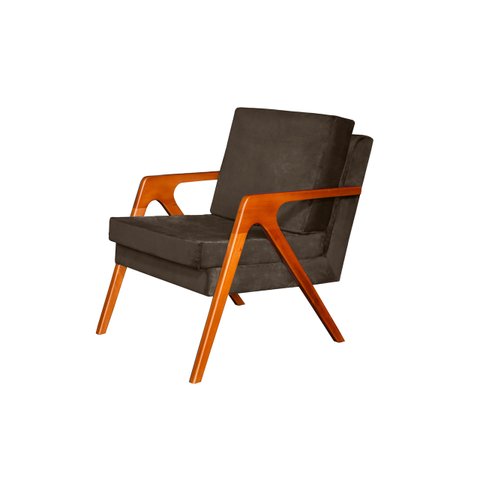 Poltrona decorativa Mona Luxo Dora Bela - 0123