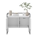 Ver imagem 3 de Aparador Sala Cantinho do Café Buffet 2 Portas Preto