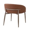 Ver imagem 7 de Cadeira P/ Mesa Jantar Estofada Courino ou Linho 2 unidades Cor:caramelo com Champagne