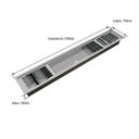 Ver imagem 3 de CALHA UMIDA ESCORREDOR KITCHEN COM ACESSORIOS 118x 19,6cm 4 modulos 1481 CALHA UMIDA ESCORREDOR INOX