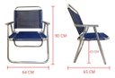 Ver imagem 6 de Cadeira de Praia Conforto Oversize 140kg Sanete Ronchetti