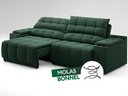 Ver imagem 7 de Sofá com Porta Copos e Carregador Usb Retrátil e Reclinável Samurai 2,00m Velosuede Verde -