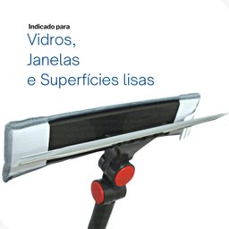 Limpa Vidros 2 em 1 Pano Microfibra Lavável Rodo de Limpeza - 9
