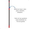 Limpa Vidros 2 em 1 Pano Microfibra Lavável Rodo de Limpeza - 2