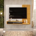 Ver imagem 1 de Painel para TV 50 Polegadas 2 Prateleiras Nando para Sala de Estar Cedro Bali DJ Móveis