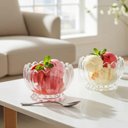Ver imagem 2 de Jogo 4 Tigelas Mini Bowl Vidro Cristal 11x7cm Geneva Wolff Servir Sobremesa Molhos Petiscos Doces