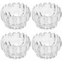 Ver imagem 1 de Jogo 4 Tigelas Mini Bowl Vidro Cristal 11x7cm Geneva Wolff Servir Sobremesa Molhos Petiscos Doces
