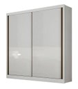 Ver imagem 1 de Guarda Roupa Solteiro 2 Portas 3 Gavetas - Toledo-branco - Móveis Novo Horizonte