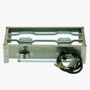 Ver imagem 3 de Fogão 2 Bocas Inox com Chapa Média Kit Gás Caminhão Carreta