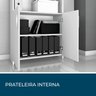 Armário para Escritório Semi-Aberto 2 Portas com Chave  - 6