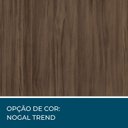 Ver imagem 7 de Armário para Escritório Semi-Aberto 2 Portas com Chave Marrom
