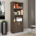 Ver imagem 1 de Armário para Escritório Semi-Aberto 2 Portas com Chave