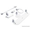 Kit Banheiro Abs Bonno 06pcs Crom Cristal - 1