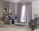 Ver imagem 1 de Cortina Duplex 5,40x2,50 m Linen Cru Bella Janela 601012613601011.52
