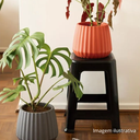 Ver mais imagens de Vaso Cachepot Wave 25cm Antidengue Decoração Argila