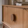 Buffet Aparador Organizador Balcão Multimoveis 4 Portas Mdf:nature - 9