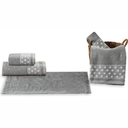 Ver imagem 1 de Jogo Toalhas de Banho e Rosto Romance C/ 5 Pçs Super Luxo Gigante Grossa:cinza