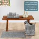 Ver imagem 5 de Jogo Toalhas de Banho e Rosto Romance C/ 5 Pçs Super Luxo Gigante Grossa:cinza