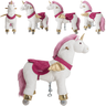 Cavalinho de Pedal Kiddo Montaria Uppi Branco Unicornio Pequeno - 3