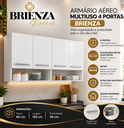 Ver imagem 4 de Armário Aéreo Cozinha Lavanderia 4 Portas 1 Nicho Bulgaria