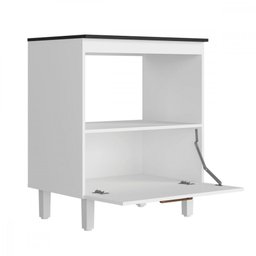 Balcao Jupter para Forno Microondas Branco Lacca Zanzini - 3