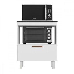 Balcao Jupter para Forno Microondas Branco Lacca Zanzini - 2