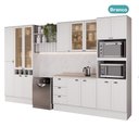 Ver imagem 3 de Armário de Cozinha Completa com Balcão Milla Lily Max Carraro Branco