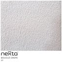 Ver imagem 6 de Poltrona Kaira Mesa Lateral Direita Fixa Titânio Bouclé Creep Off White - Nexta Casa