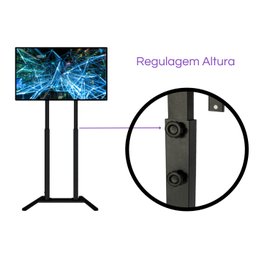 Suporte Tv Pedestal sem Bandeja 14 a 75 - Ped-09 Suportaço - 3
