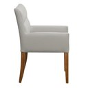 Ver imagem 2 de Kit 6 Cadeiras para Mesa de Jantar Angel Base Madeira Corano Fendi - Nexta Casa