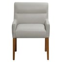 Ver imagem 1 de Kit 6 Cadeiras para Mesa de Jantar Angel Base Madeira Corano Fendi - Nexta Casa