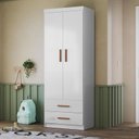Ver imagem 2 de Guarda Roupa Infantil Ônix 2 Portas e 2 Gavetas Flex - Peternella