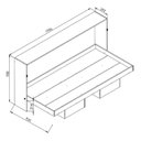 Ver imagem 3 de Cama Articulável Horizontal Solteiro Latino Branco Art in Móveis
