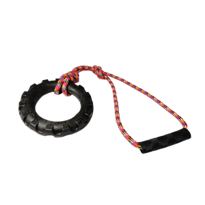 Brinquedo para cães Puxador Com Corda 12mm Pneu Hard (GG)
