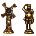 Ver mais imagens de Jogo de Xadrez DOM QUIXOTE Em Latão Reciclado Exclusivo SAT