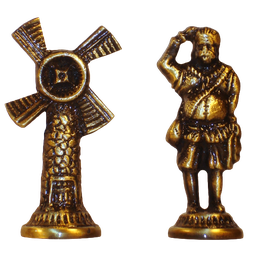 Jogo de Xadrez DOM QUIXOTE Em Latão Reciclado Exclusivo SAT - 8