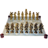 Jogo de Xadrez DOM QUIXOTE Em Latão Reciclado Exclusivo SAT - 5