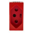 Ver imagem 1 de Tomada 2p T 20a 250v B.parafuso + Placa para Movel 1 Posto Preta - 618519pt Pial Plus+