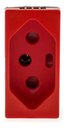 Ver imagem 1 de Tomada 2p T 20a 250v B.parafuso + Placa para Movel 1 Posto Preta - 618519pt Pial Plus+