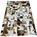 Ver imagem 1 de Tapete De Couro Marrom Malhado Escuro 1,00x1,50 C/b peça 10