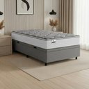 Ver imagem 1 de Cama Box Baú Solteiro Real Max Force Softgel 88x188x68cm